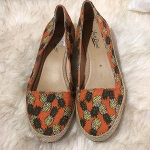 Lucky Brand Shoes - NWOT Lucky Brand Pineapple Espadrilles Wedges Lucky Brand Shoes - NWOT Lucky Brand Pineapple Espadrilles Wedges
